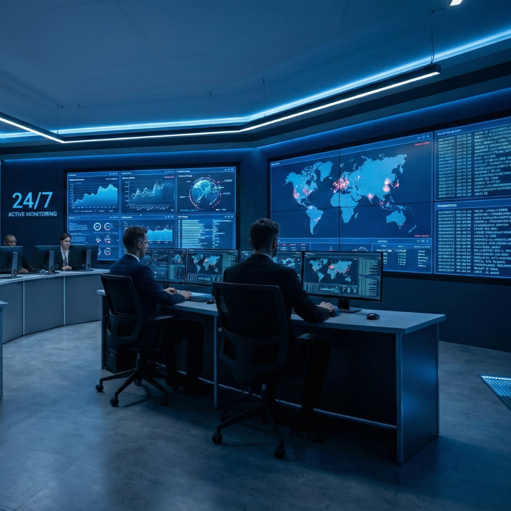 24/7 Active Threat Monitoring